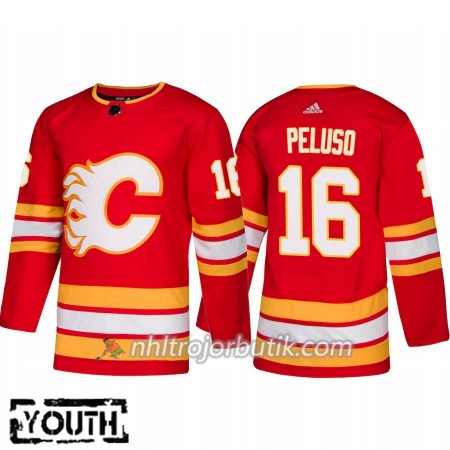 Barn Ishockey Calgary Flames Tröja Anthony Peluso 26 Alternate Adidas 2018-19 Authentic